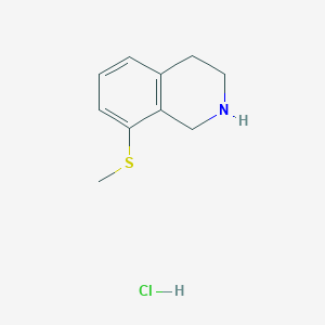 8-Methylsulfanyl-1,2,3,4-tetrahydroisoquinoline;hydrochloride
