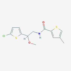 N-(2-(5-chlorothiophen-2-yl)-2-methoxyethyl)-4-methylthiophene-2-carboxamide