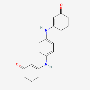 3-((4-((3-Oxocyclohex-1-enyl)amino)phenyl)amino)cyclohex-2-EN-1-one