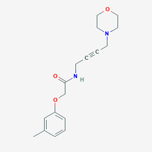 N-(4-morpholinobut-2-yn-1-yl)-2-(m-tolyloxy)acetamide