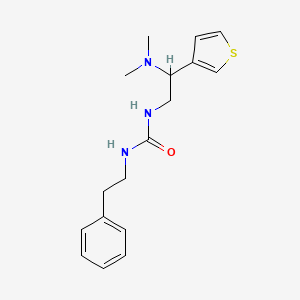 1-(2-(Dimethylamino)-2-(thiophen-3-yl)ethyl)-3-phenethylurea