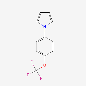 molecular formula C11H8F3NO B2940149 1-[4-(trifluoromethoxy)phenyl]-1H-pyrrole CAS No. 259269-58-4