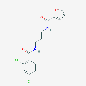 N-{3-[(2,4-dichlorobenzoyl)amino]propyl}-2-furamide