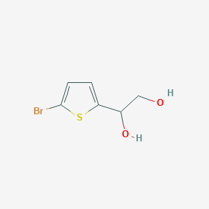 molecular formula C6H7BrO2S B2940164 1-(5-Bromothiophen-2-yl)ethane-1,2-diol CAS No. 1368858-68-7