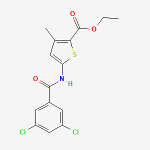 Ethyl 5-(3,5-dichlorobenzamido)-3-methylthiophene-2-carboxylate