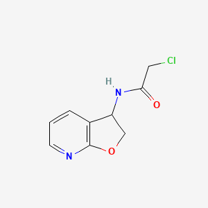 2-Chloro-N-(2,3-dihydrofuro[2,3-b]pyridin-3-yl)acetamide