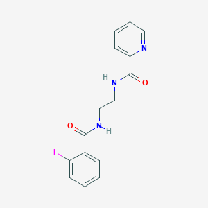 N-{2-[(2-iodobenzoyl)amino]ethyl}-2-pyridinecarboxamide