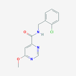 N-(2-chlorobenzyl)-6-methoxypyrimidine-4-carboxamide