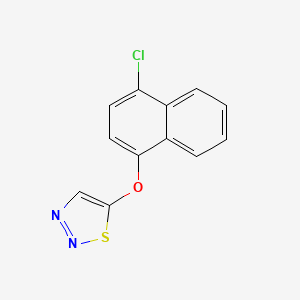 4-Chloro-1-naphthyl 1,2,3-thiadiazol-5-yl ether