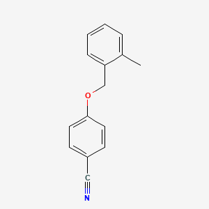 4-[(2-Methylphenyl)methoxy]benzonitrile