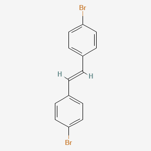 molecular formula C14H10Br2 B2940241 1,2-Bis(4-bromophenyl)ethene CAS No. 18869-30-2; 2765-14-2