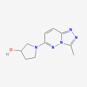 1-(3-Methyl-[1,2,4]triazolo[4,3-b]pyridazin-6-yl)pyrrolidin-3-ol