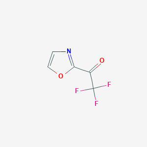 molecular formula C5H2F3NO2 B2940250 2-(Trifluoroacetyl)oxazole CAS No. 898758-70-8