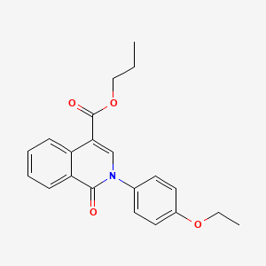 Propyl 2-(4-ethoxyphenyl)-1-oxo-1,2-dihydroisoquinoline-4-carboxylate