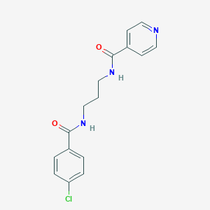 N-{3-[(4-chlorobenzoyl)amino]propyl}isonicotinamide