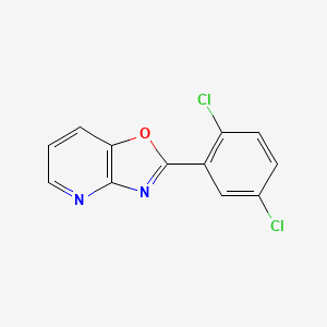 2-(2,5-Dichlorophenyl)[1,3]oxazolo[4,5-b]pyridine