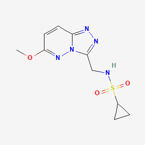 N-((6-methoxy-[1,2,4]triazolo[4,3-b]pyridazin-3-yl)methyl)cyclopropanesulfonamide