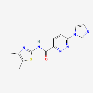 N-(4,5-dimethylthiazol-2-yl)-6-(1H-imidazol-1-yl)pyridazine-3-carboxamide