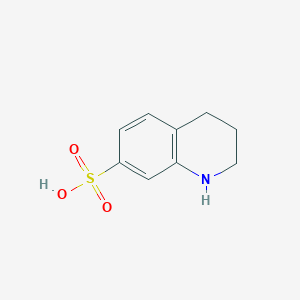 molecular formula C9H11NO3S B2940335 1,2,3,4-Tetrahydroquinoline-7-sulfonic acid CAS No. 94411-91-3