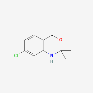 molecular formula C10H12ClNO B2940381 7-Chloro-2,2-dimethyl-1,4-dihydro-3,1-benzoxazine CAS No. 352667-84-6