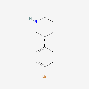 (3R)-3-(4-bromophenyl)piperidine