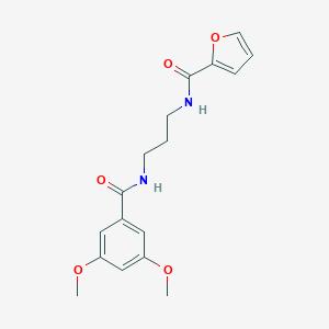 N-{3-[(3,5-dimethoxybenzoyl)amino]propyl}-2-furamide