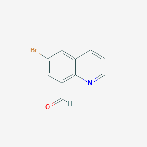 molecular formula C10H6BrNO B2940443 6-Bromoquinoline-8-carbaldehyde CAS No. 1306606-90-5