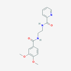 N-{2-[(3,4-dimethoxybenzoyl)amino]ethyl}-2-pyridinecarboxamide