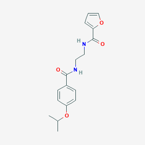 N-{2-[(4-isopropoxybenzoyl)amino]ethyl}-2-furamide