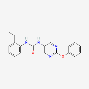 1-(2-Ethylphenyl)-3-(2-phenoxypyrimidin-5-yl)urea