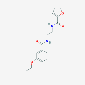 N-{2-[(3-propoxybenzoyl)amino]ethyl}-2-furamide