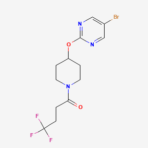 1-[4-(5-Bromopyrimidin-2-yl)oxypiperidin-1-yl]-4,4,4-trifluorobutan-1-one