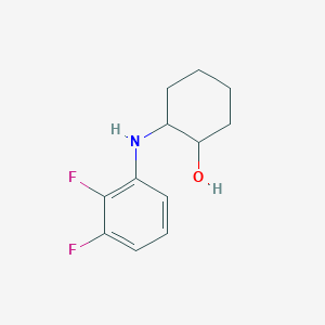 molecular formula C12H15F2NO B2940595 2-[(2,3-Difluorophenyl)amino]cyclohexan-1-ol CAS No. 1248042-69-4