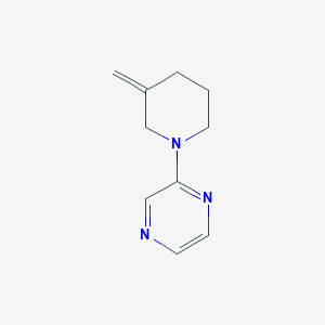 molecular formula C10H13N3 B2940597 2-(3-Methylenepiperidin-1-yl)pyrazine CAS No. 1864353-06-9