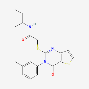 N-(butan-2-yl)-2-{[3-(2,3-dimethylphenyl)-4-oxo-3,4-dihydrothieno[3,2-d]pyrimidin-2-yl]sulfanyl}acetamide