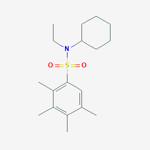 Cyclohexylethyl[(2,3,4,5-tetramethylphenyl)sulfonyl]amine