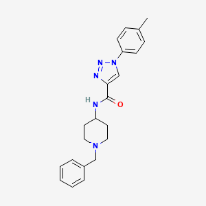 N-(1-benzylpiperidin-4-yl)-1-(4-methylphenyl)-1H-1,2,3-triazole-4-carboxamide