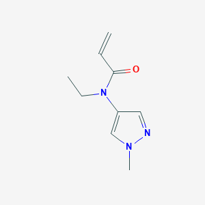 N-Ethyl-N-(1-methylpyrazol-4-yl)prop-2-enamide