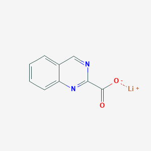 molecular formula C9H5LiN2O2 B2940736 喹唑啉-2-羧酸锂 CAS No. 2418714-66-4