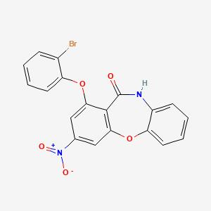 7-(2-bromophenoxy)-9-nitro-5H-benzo[b][1,4]benzoxazepin-6-one
