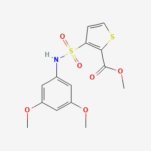 Methyl 3-[(3,5-dimethoxyphenyl)sulfamoyl]thiophene-2-carboxylate