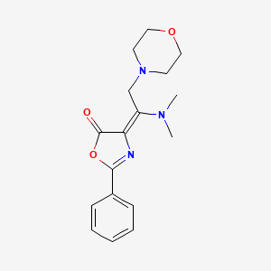 4-[(Z)-1-(dimethylamino)-2-morpholinoethylidene]-2-phenyl-1,3-oxazol-5-one