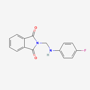 B2940763 2-{[(4-fluorophenyl)amino]methyl}-1H-isoindole-1,3(2H)-dione CAS No. 69076-73-9