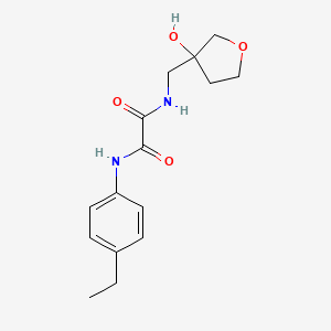 N1-(4-ethylphenyl)-N2-((3-hydroxytetrahydrofuran-3-yl)methyl)oxalamide