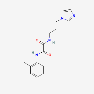 molecular formula C16H20N4O2 B2940780 N1-(3-(1H-imidazol-1-yl)propyl)-N2-(2,4-dimethylphenyl)oxalamide CAS No. 898360-71-9