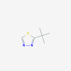 molecular formula C6H10N2S B2940824 2-Tert-butyl-1,3,4-thiadiazole CAS No. 317813-25-5