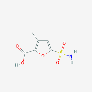 3-Methyl-5-sulfamoylfuran-2-carboxylic acid