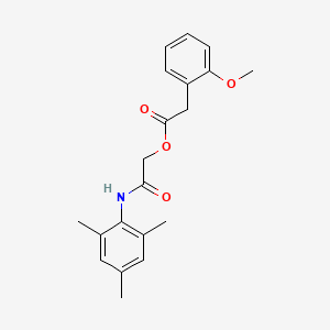 [2-Oxo-2-(2,4,6-trimethylanilino)ethyl] 2-(2-methoxyphenyl)acetate
