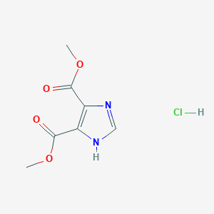 molecular formula C7H9ClN2O4 B2940860 dimethyl 1H-imidazole-4,5-dicarboxylate hydrochloride CAS No. 2061679-10-3