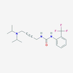 1-(4-(Diisopropylamino)but-2-yn-1-yl)-3-(2-(trifluoromethyl)phenyl)urea